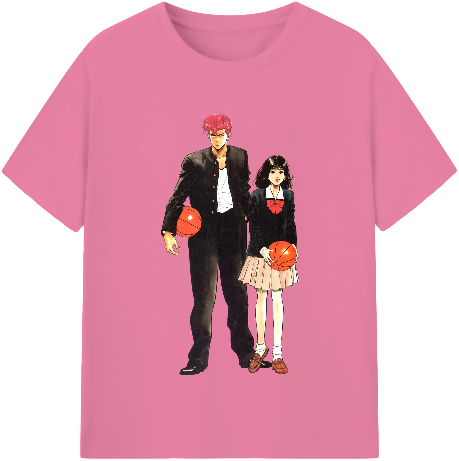 （画像用） SLAM DUNK／スラムダンク 綿100％半袖Tシャツ（フロントプリント）